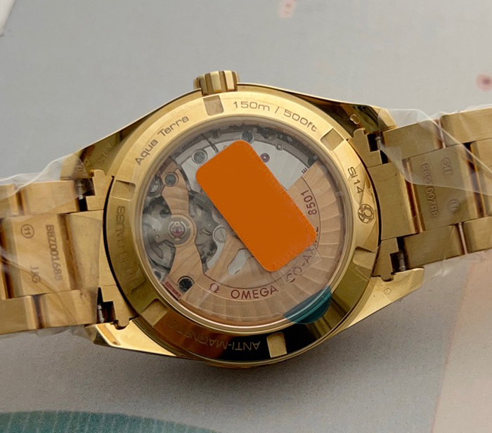 Omega Seamaster Aqua Terra 18K Yellow Gold & Diamond Bezel/Dial Wristwatch Ref. 231.55.39.21.55.002