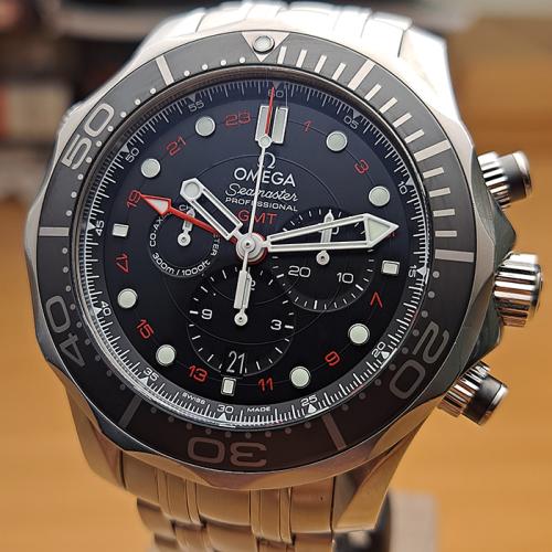 Omega Seamaster Diver 300M Co-Axial GMT Chronograph Ref. 212.30.44.52.01.001