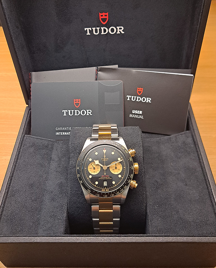 Tudor Black Bay Chrono YG/SS Ref. 79363N 