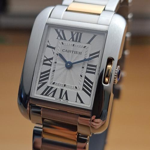 Ladies Cartier Tank Anglaise YG/SS Ref. W5310046