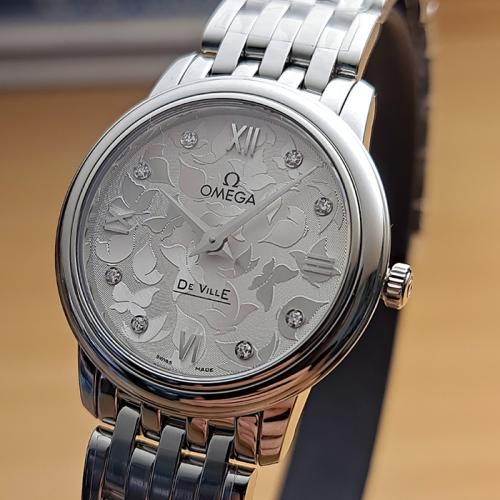 Ladies Omega De Ville Prestige 'Butterfly' Diamond Dial Ref. 424.10.27.60.52.001