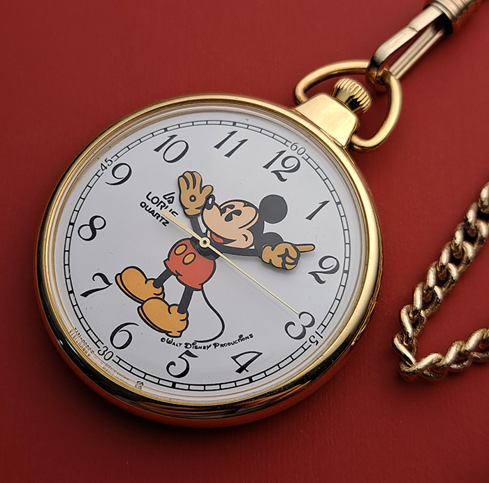 Lorus Mickey Mouse Quartz Pocket Watch