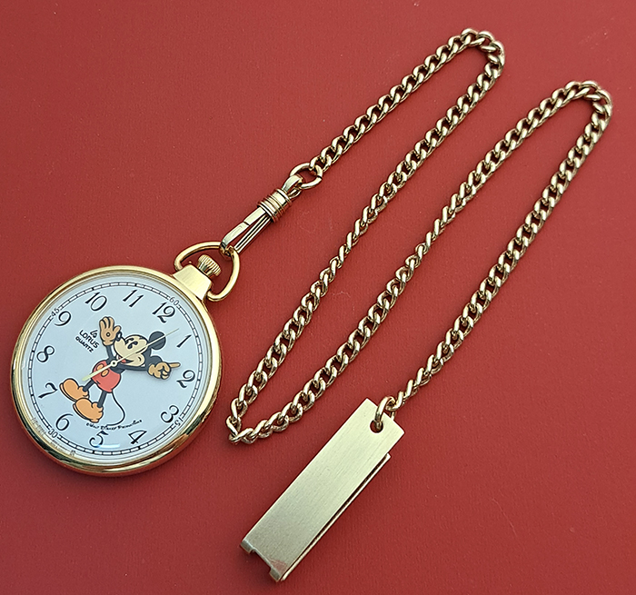 Lorus Mickey Mouse Quartz Pocket Watch