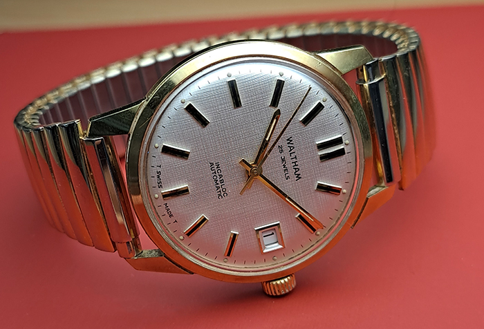 Waltham 25 Jewels Incabloc Automatic Wristwatch