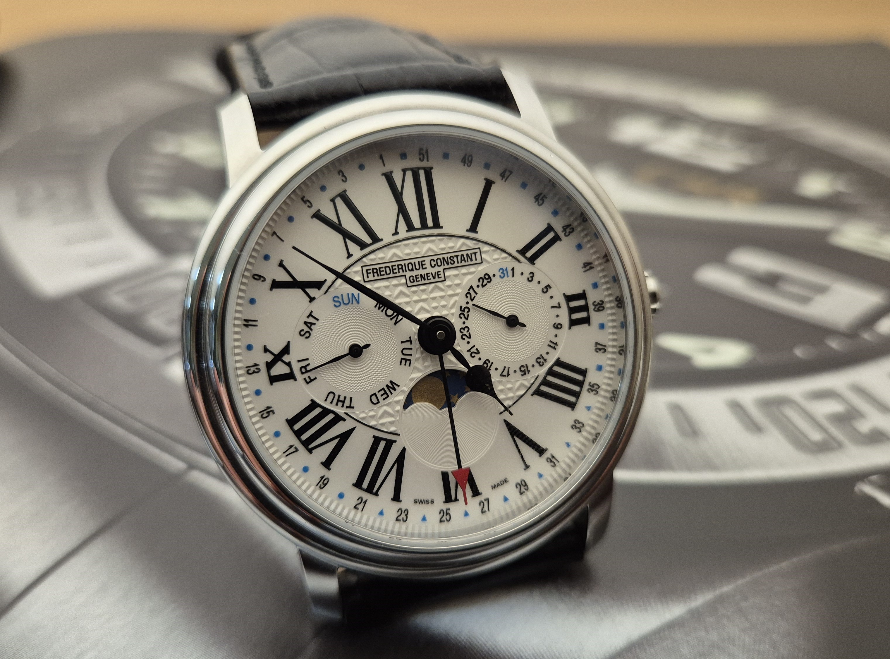 Frederique Constant Classics Business Timer Moonphase Ref. FC-270M4P6