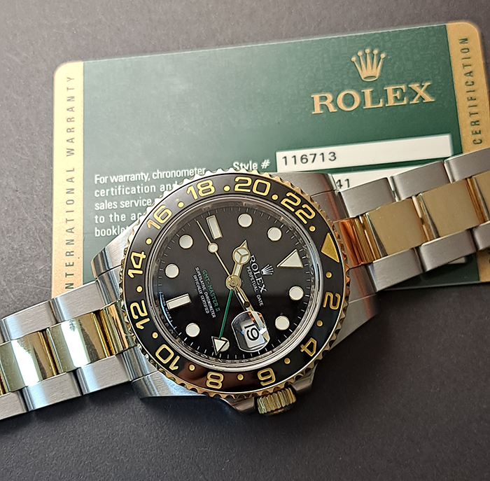 2008 Rolex Oyster Perpetual Date GMT-Master II YG/SS Ref. 116713