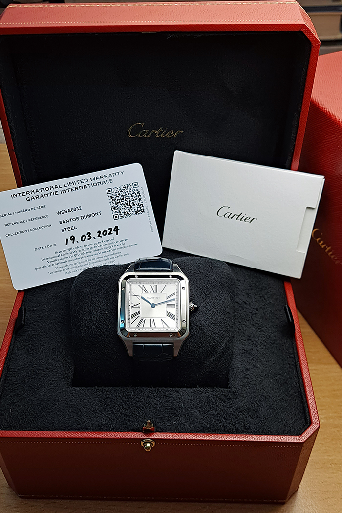 Cartier Santos-Dumont Wristwatch Ref. WSSA0032