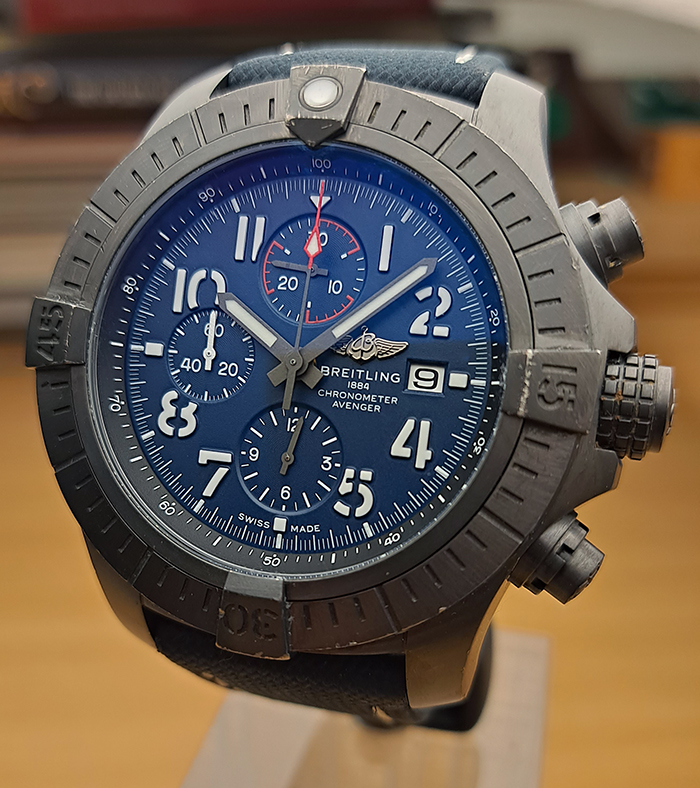 Breitling Super Avenger Chronograph 48 Night Mission Wristwatch Ref. V13375