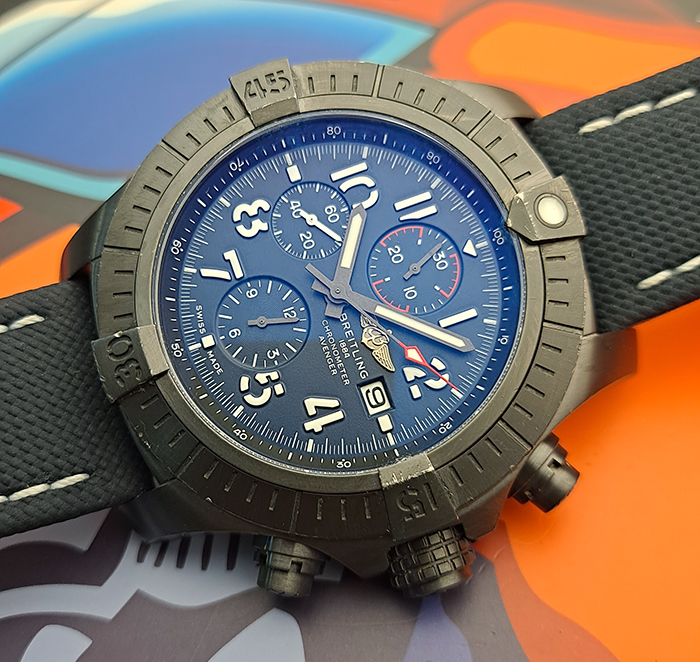 Breitling Super Avenger Chronograph 48 Night Mission Wristwatch Ref. V13375