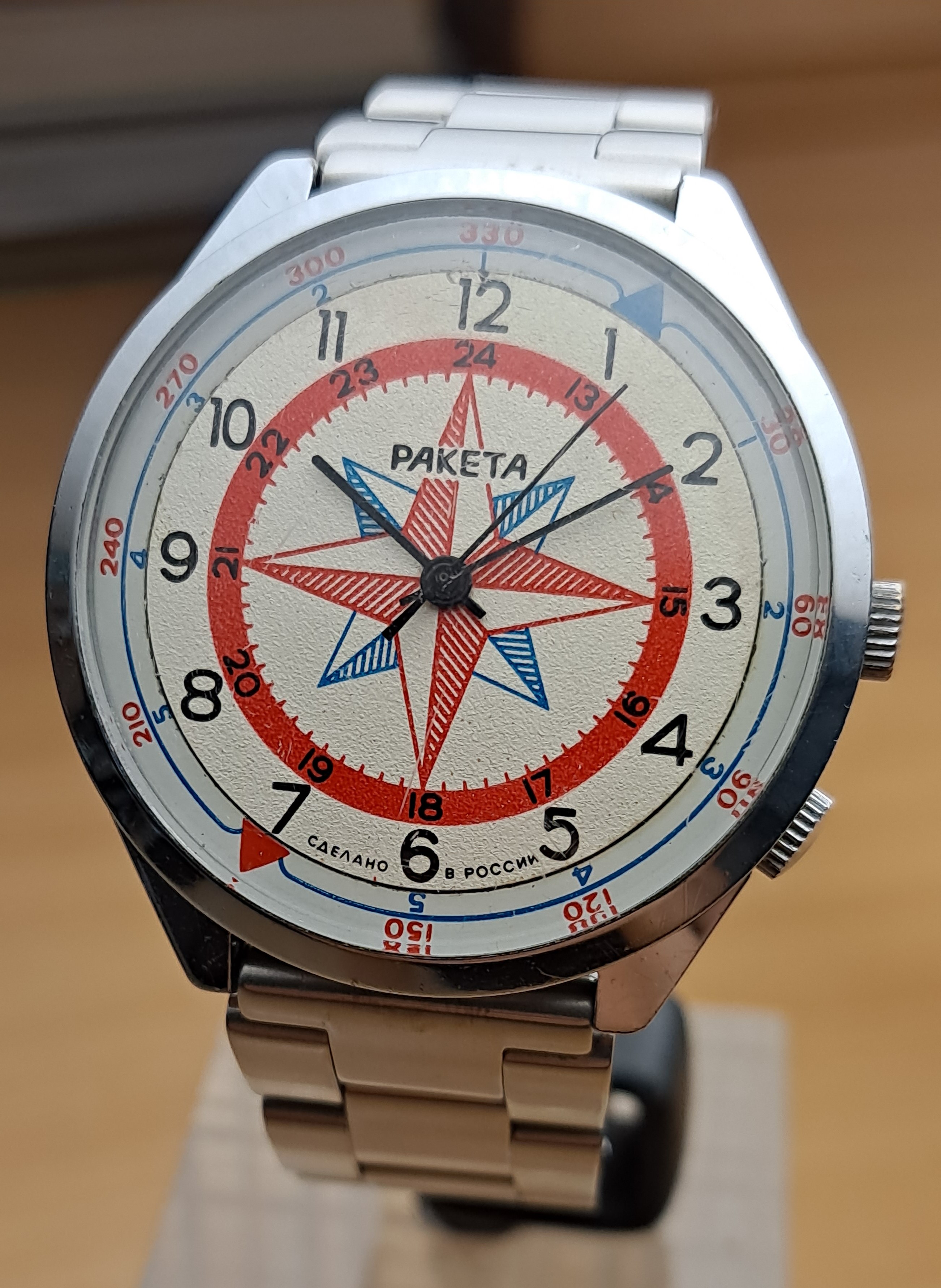 Raketa Compass Wristwatch