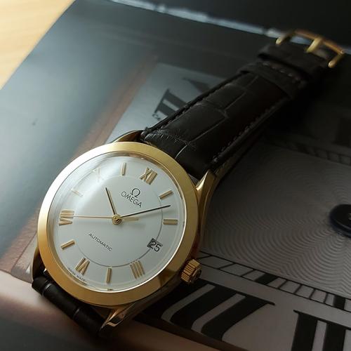 18K Yellow Gold Omega Speed Classic Automatic Ref. 3601.20.02