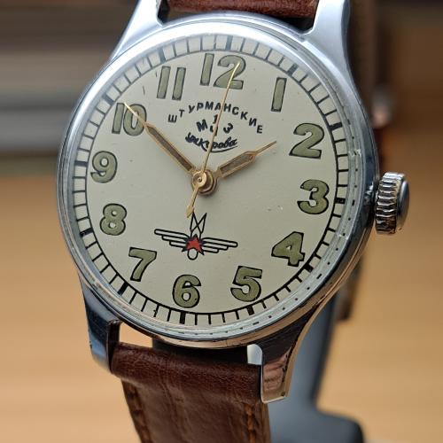 1955 Sturmanski 1st Moscow Wristwatch 