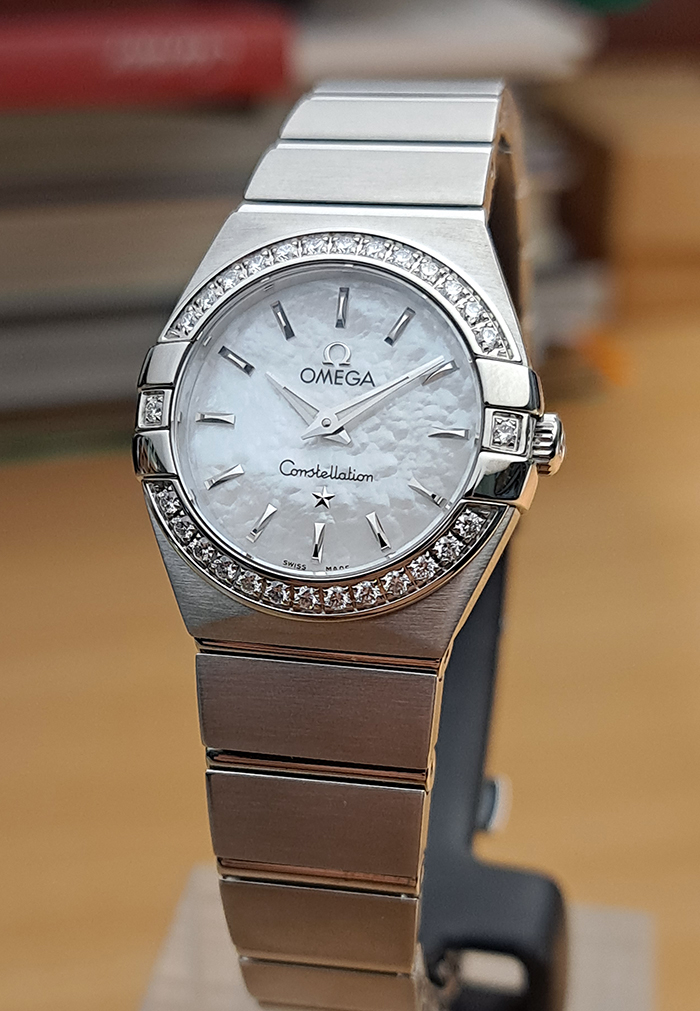 Ladies Omega Constellation Diamond Bezel Ref. 123.15.24.60.05.001