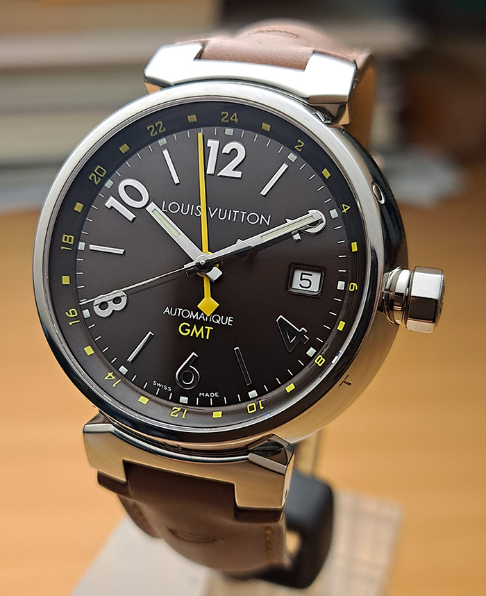 Louis Vuitton Tambour Automatique GMT Ref. Q1131