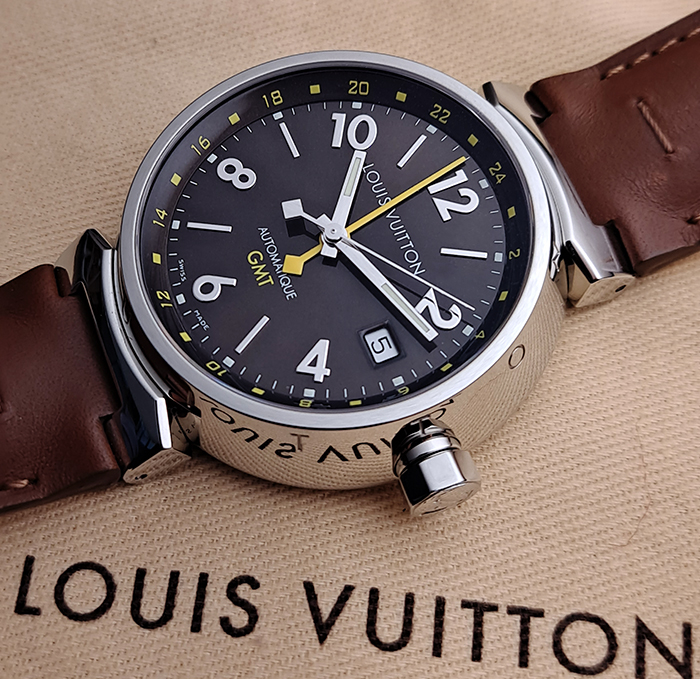 Louis Vuitton Tambour Automatique GMT Ref. Q1131