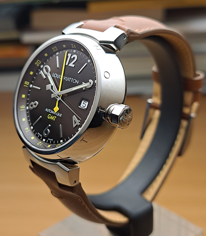 Louis Vuitton Tambour Automatique GMT Ref. Q1131