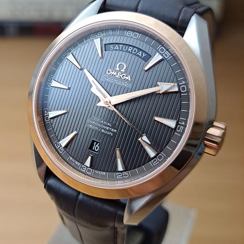 Omega Seamaster Aqua Terra 150M Co-Axial Day-Date 18K RG/SS Ref. 231.23.42.22.06.001