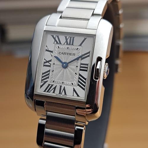 Cartier Tank Anglaise Small Ladies Wristwatch Ref. W5310022