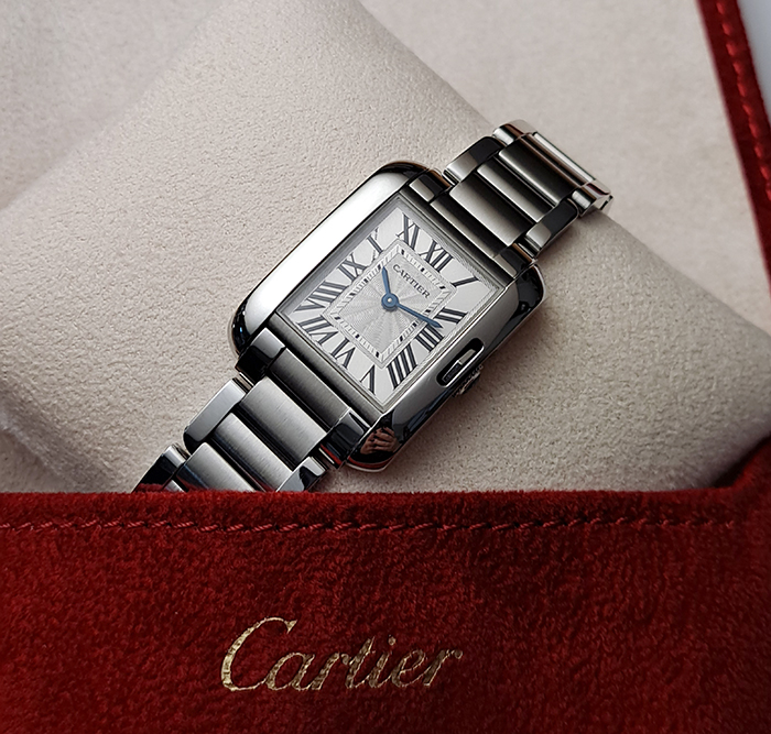 Cartier Tank Anglaise Small Ladies Wristwatch Ref. W5310022