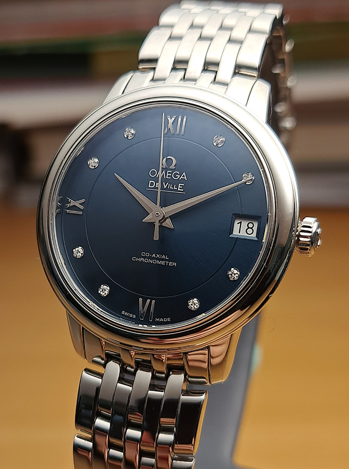 Ladies Omega De Ville Prestige Diamond Dial Ref. 424.10.33.20.53.001