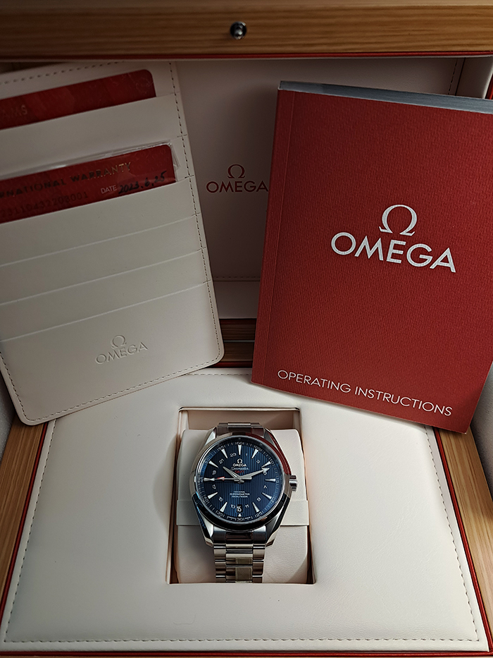 Omega Seamaster Aqua Terra 150M Co-Axial GMT Wristwatch Ref. 231.10.43.22.03.001
