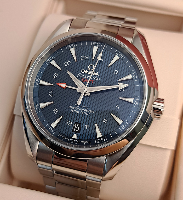 Omega Seamaster Aqua Terra 150M Co-Axial GMT Wristwatch Ref. 231.10.43.22.03.001